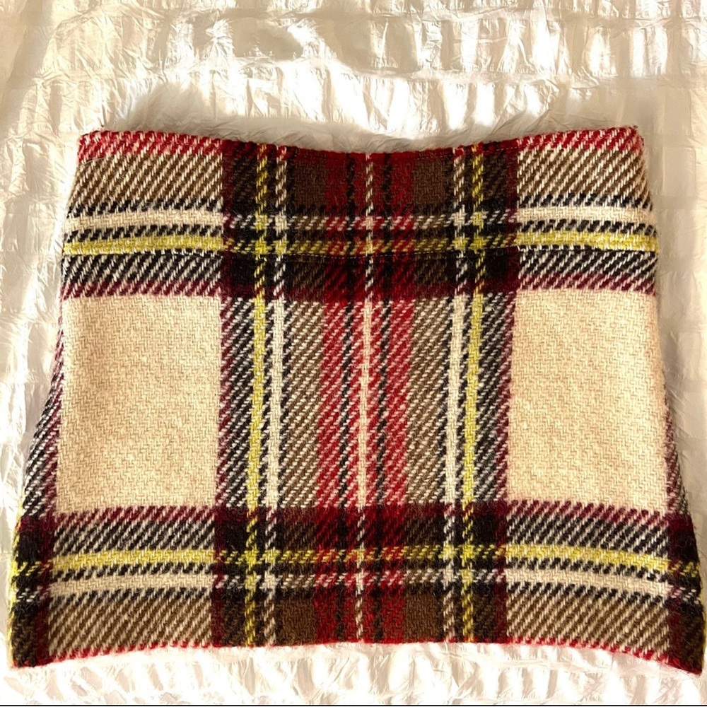Burberry London Plaid Mini Skirt Size: US-6.